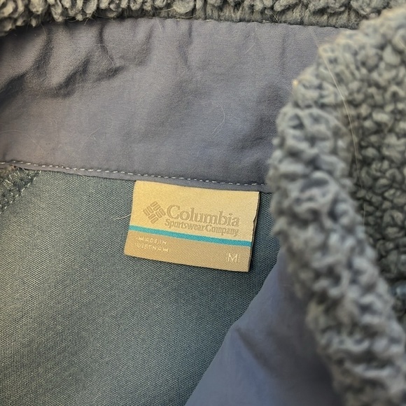 Columbia Sherpa Fleece Teddy Bear Zip Up Jacket - Picture 9 of 9